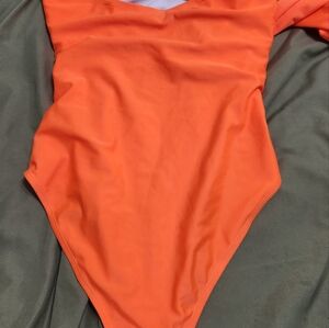 Vibrant Orange Bodysuit